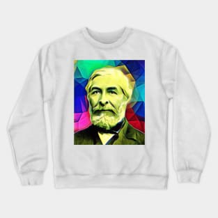 Jean Charles Galissard de Marignac Colourful Portrait | Jean Charles Galissard de Marignac Artwork 13 Crewneck Sweatshirt